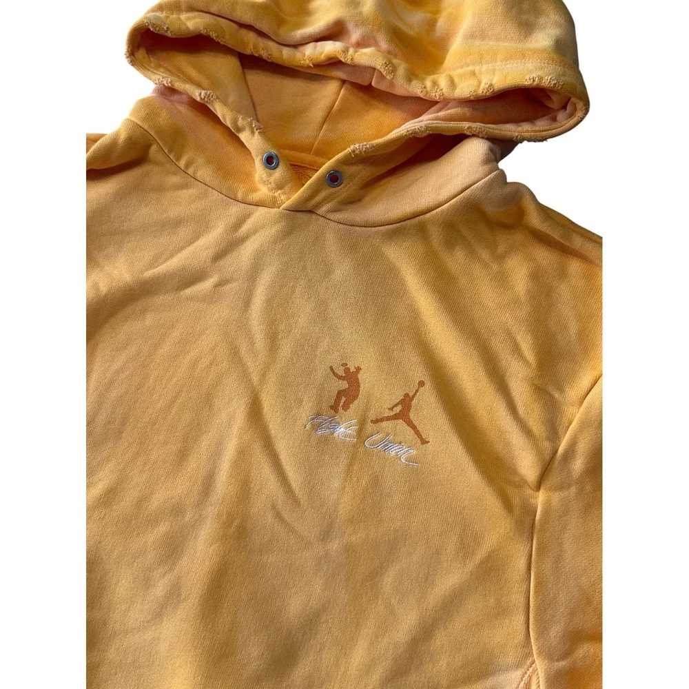 Nike Air Jordan‎ x Union M J FLC Hoodie 'Sport Gold' Medium